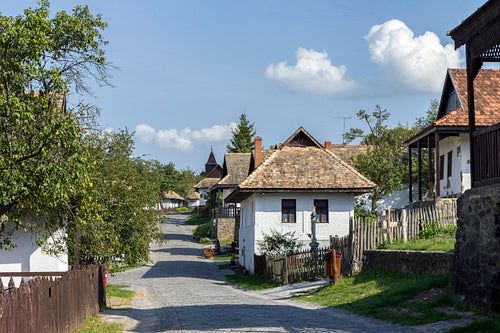 Traditional village house in Hollókő