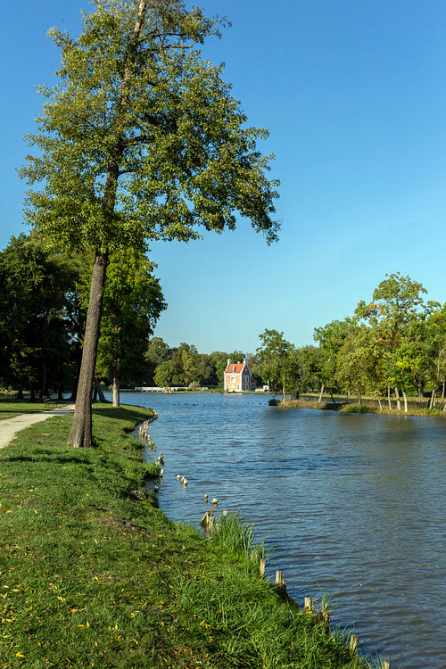 English garden of the Festetics Mansion in Dég