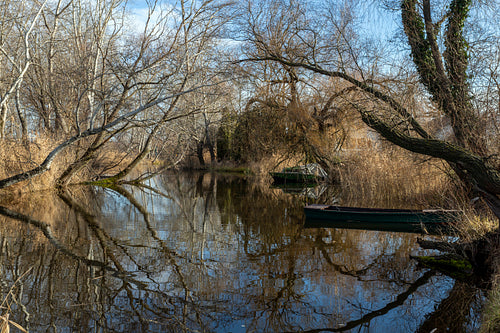 The river Danube at Szigetcsép