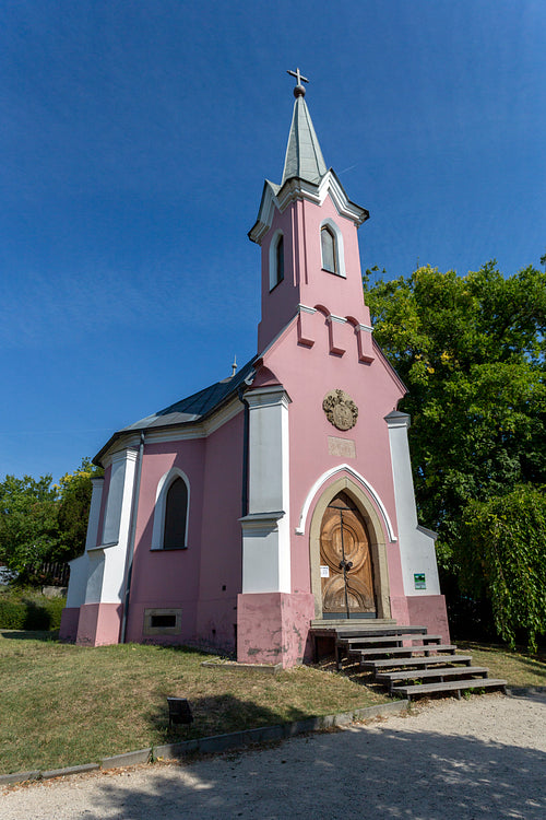 The Red chapel in Balatonboglár