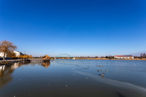 The Árpád bridge in Ráckeve