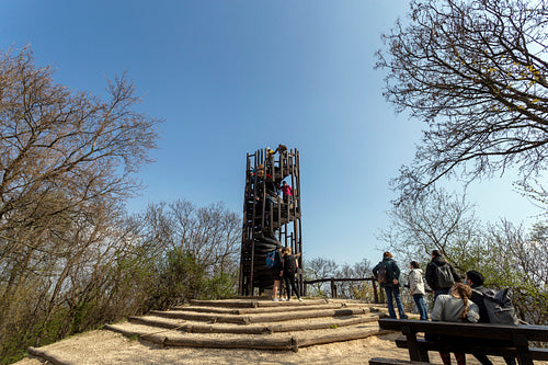 Makovecz Imre Lookout Tower near Budapest