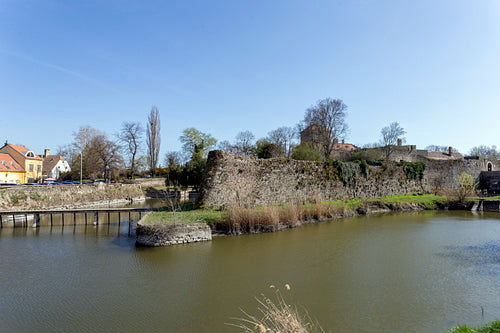 Castle of Tata on a sunny day