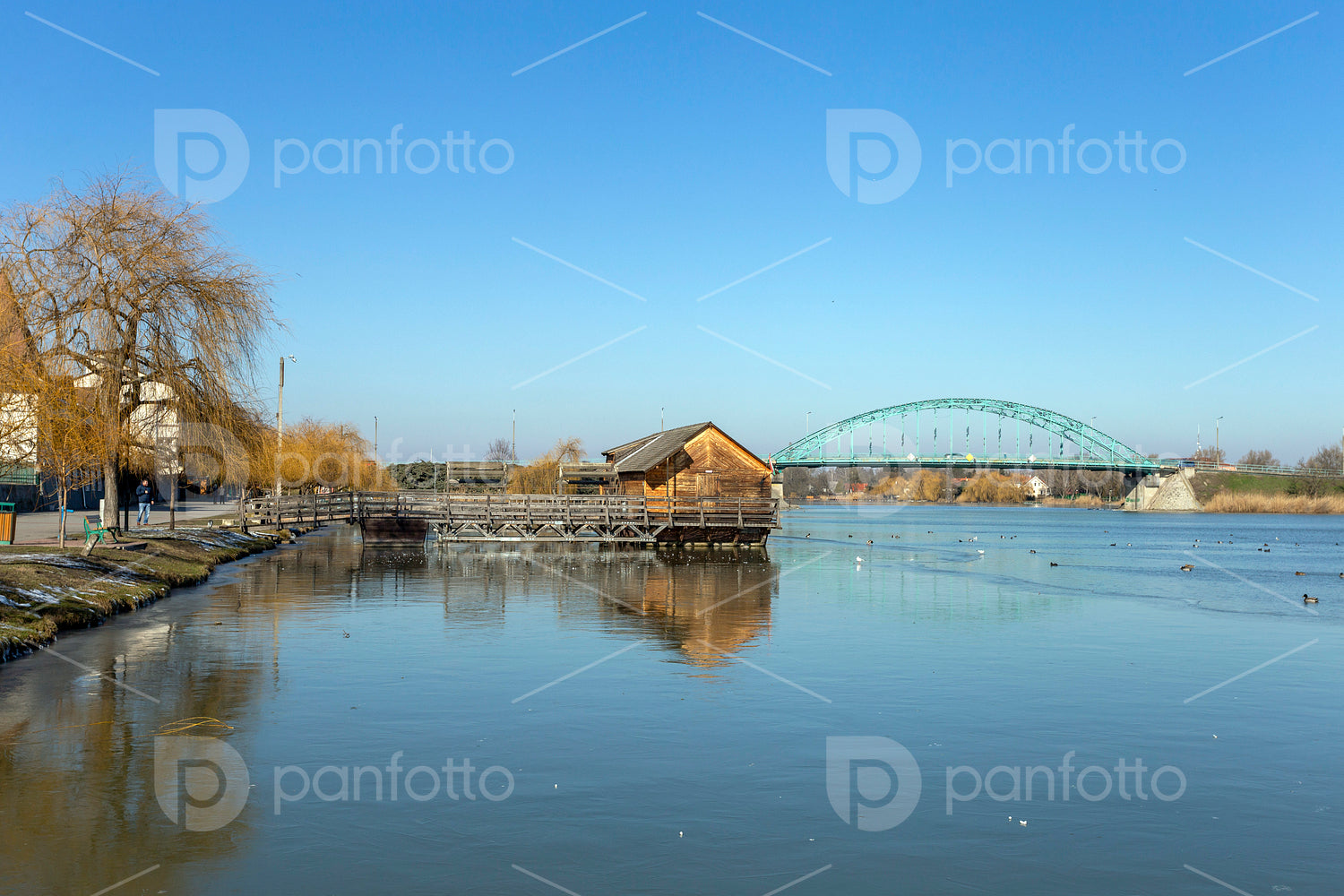 The Árpád bridge in Ráckeve