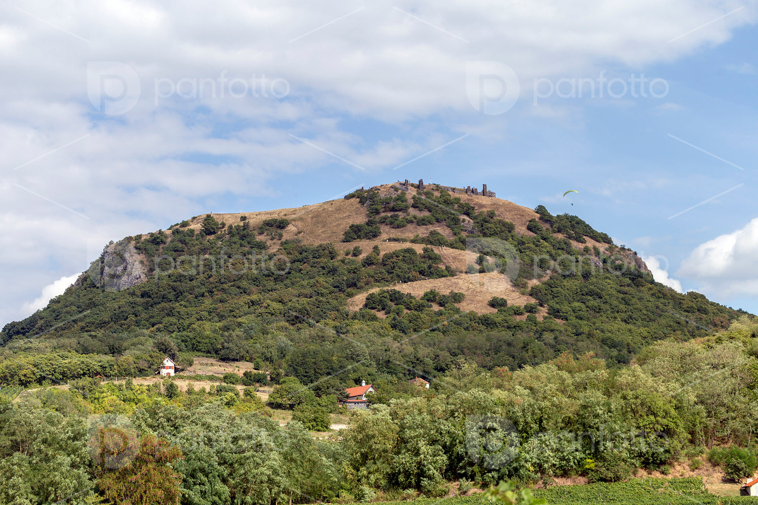 Ruins of the castle of Csobánc