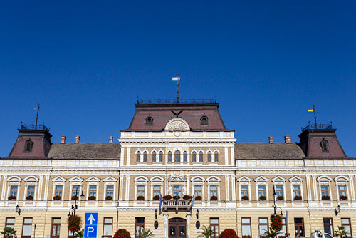Town hall in Baja, Hungary