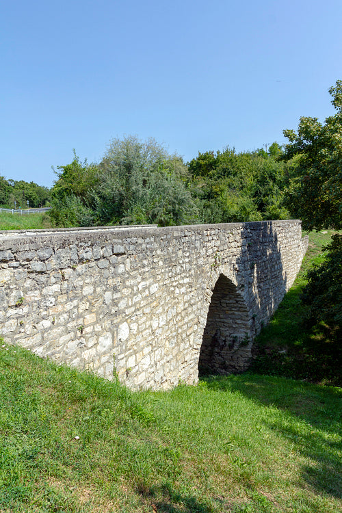 Baroque stone bridge in Dörgicse