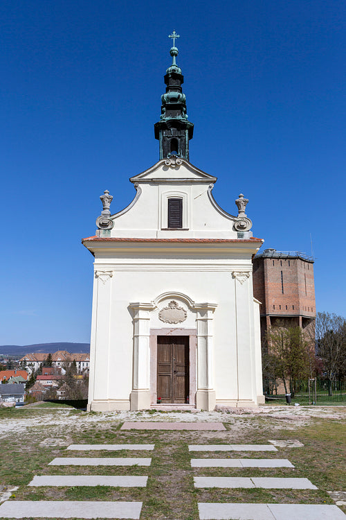 Chapel on the calvary hill in Tata