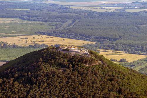 Castle of Sátoraljaújhely in the Zemplén mountains