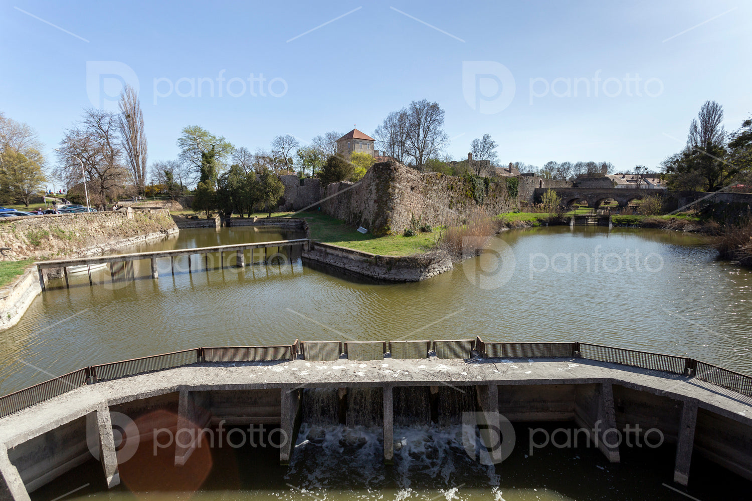 Castle of Tata on a sunny day