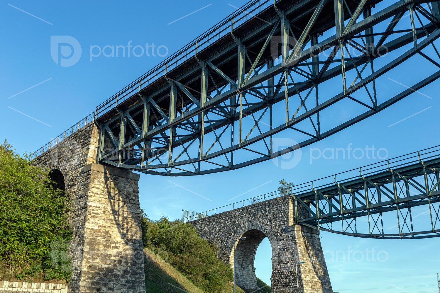 Railway viaduct in Biatorbágy, Hungary