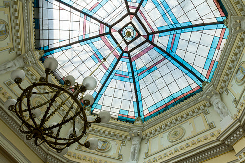 Glass roof of a museum