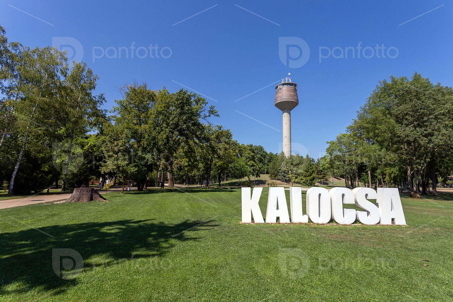 Archbishop's Garden park in Kalocsa, Hungary