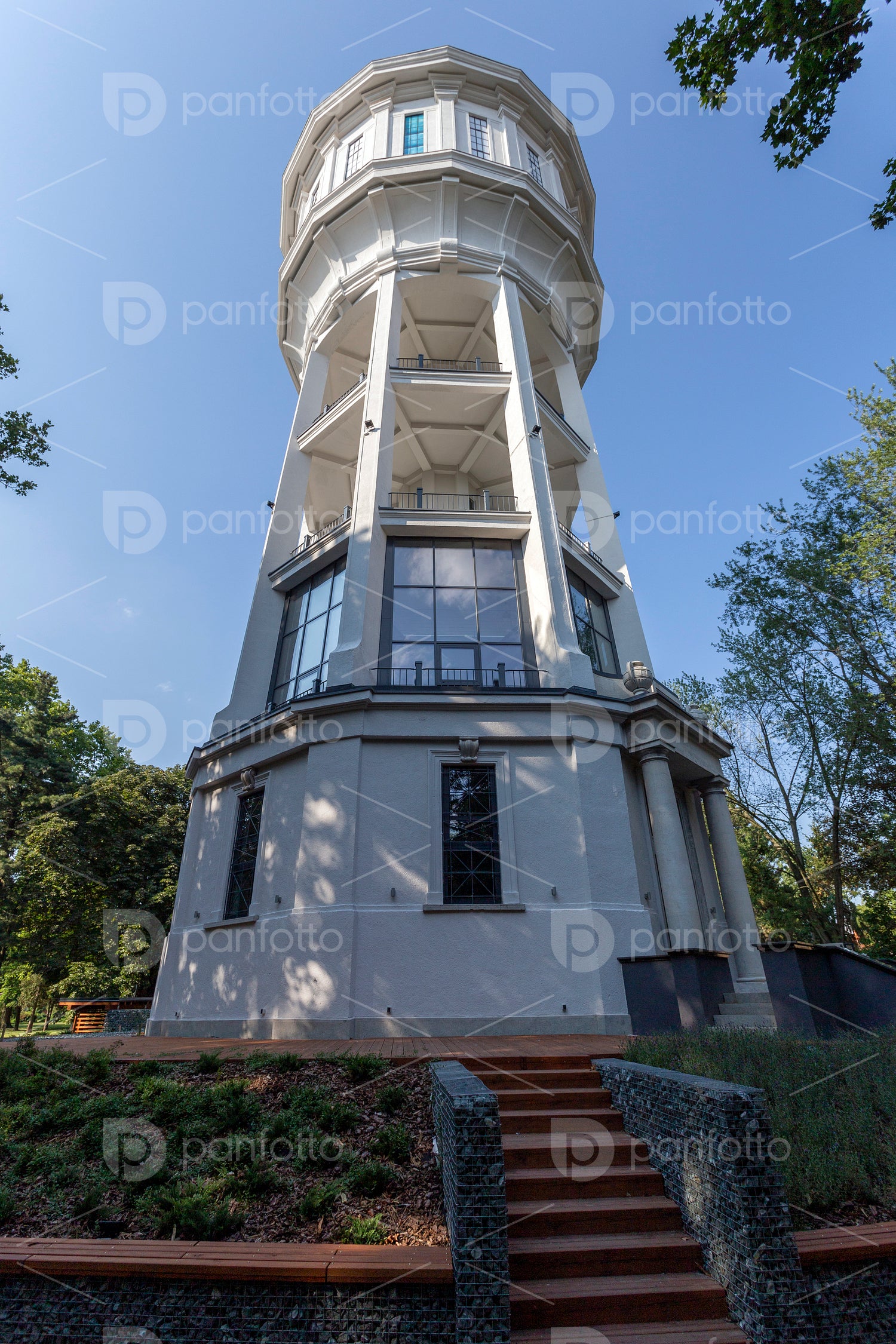 Old water tower in Szombathely, Hungary