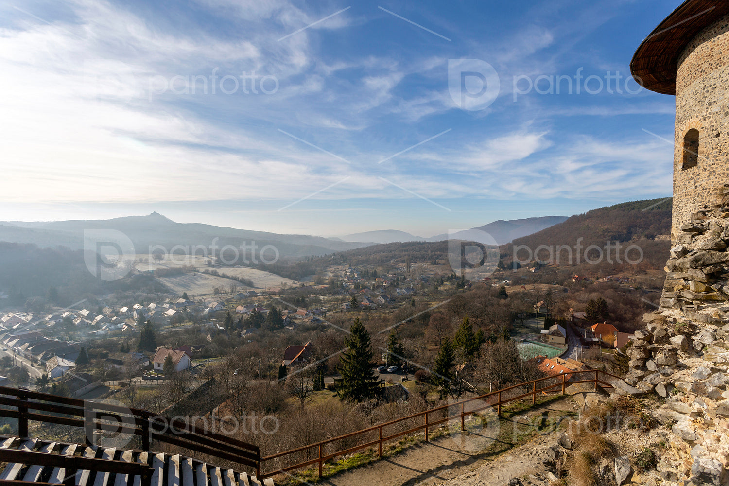 View from the Castle of Somosko