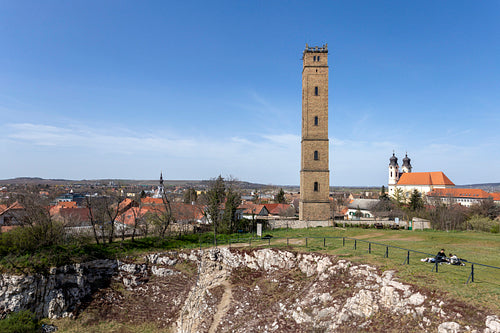 Fellner Jakab lookout tower in Tata
