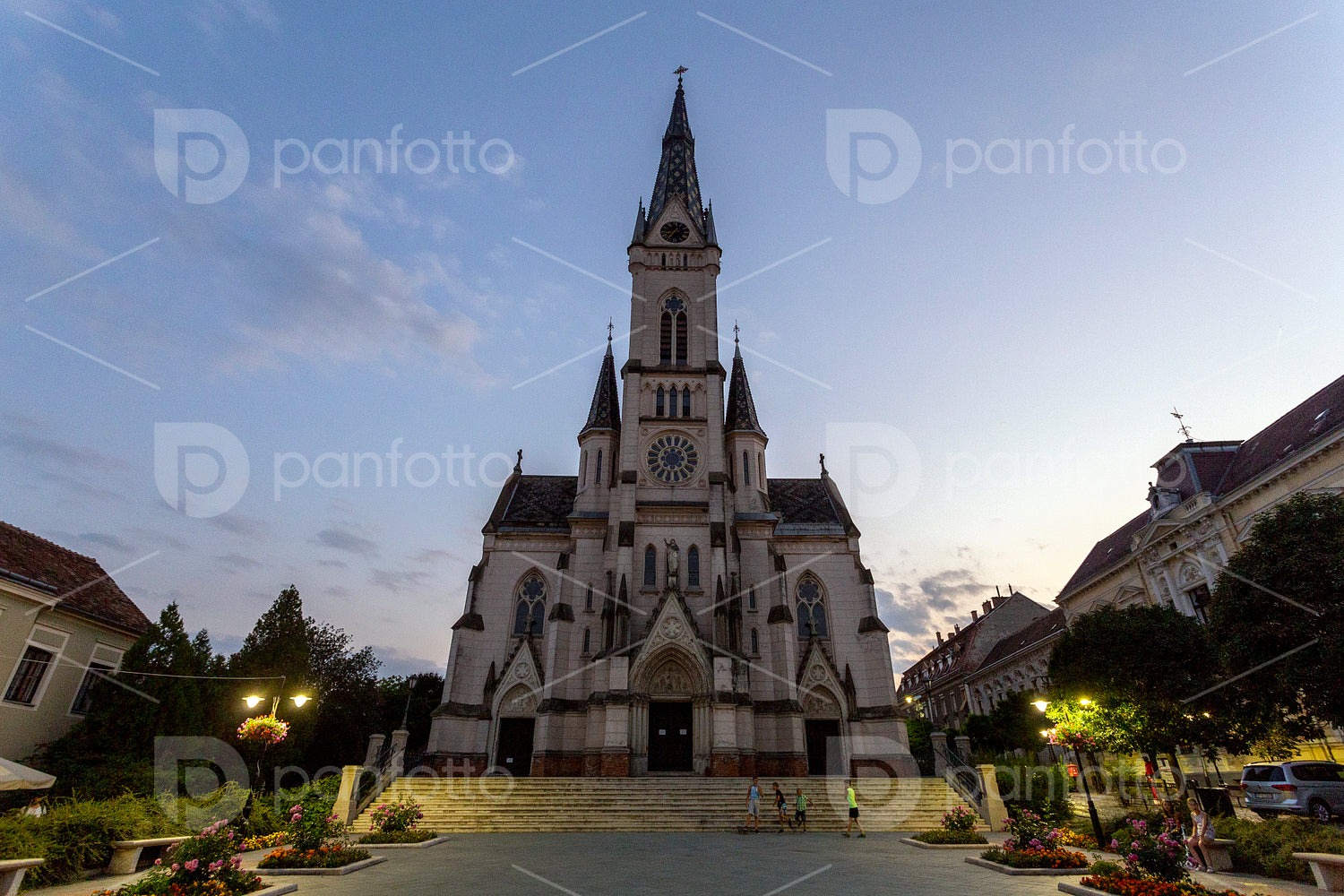 Sacred Heart Church in Koszeg, Hungary