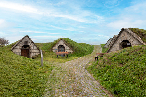 Wine cellars in Hercegkút