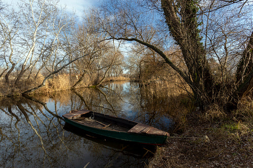 The river Danube at Szigetcsép