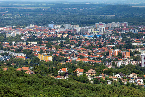 View of Zalaegerszeg from the TV tower