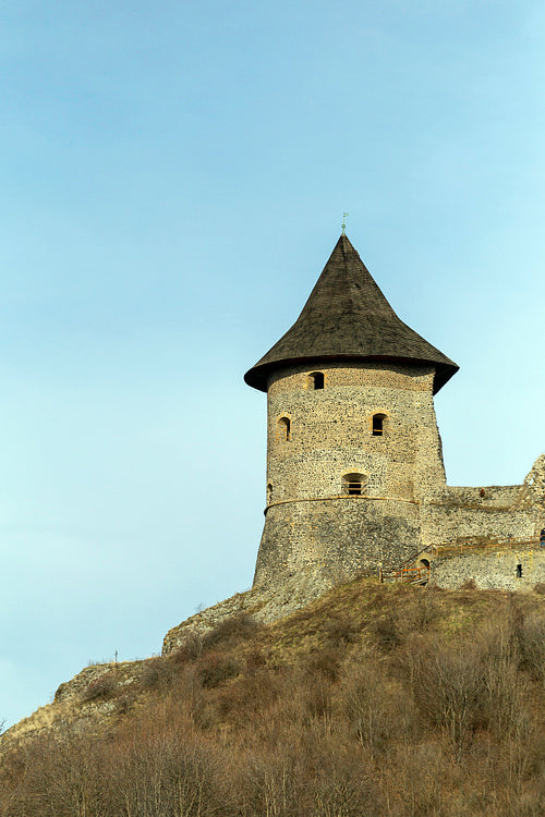 Castle of Somoskő on the border of Hungary and Slovakia