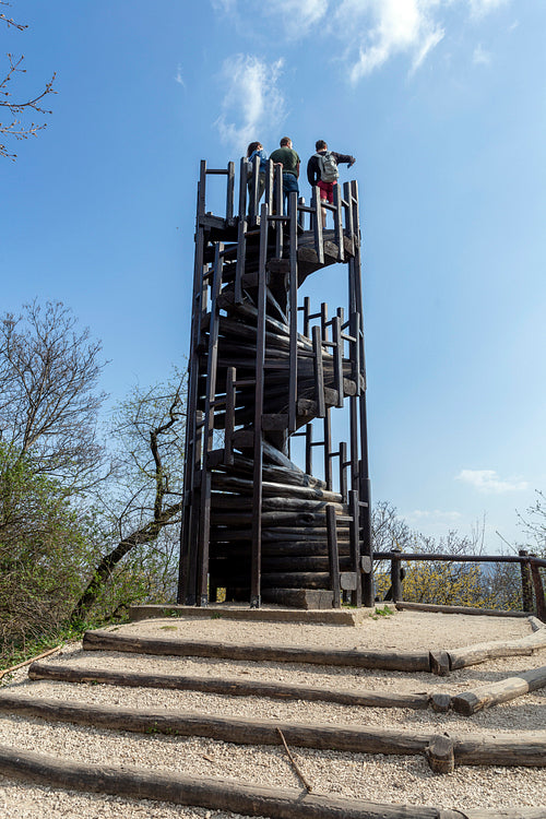 Makovecz Imre Lookout Tower near Budapest