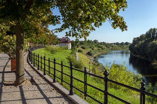 Sugovica (Danube) riverbank in Baja, Hungary
