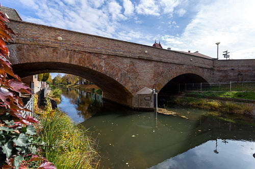 Bridge on a channel in Gyula