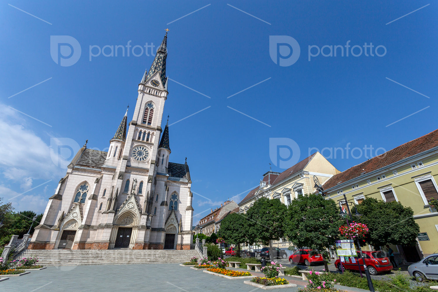 Sacred Heart Church in Koszeg, Hungary