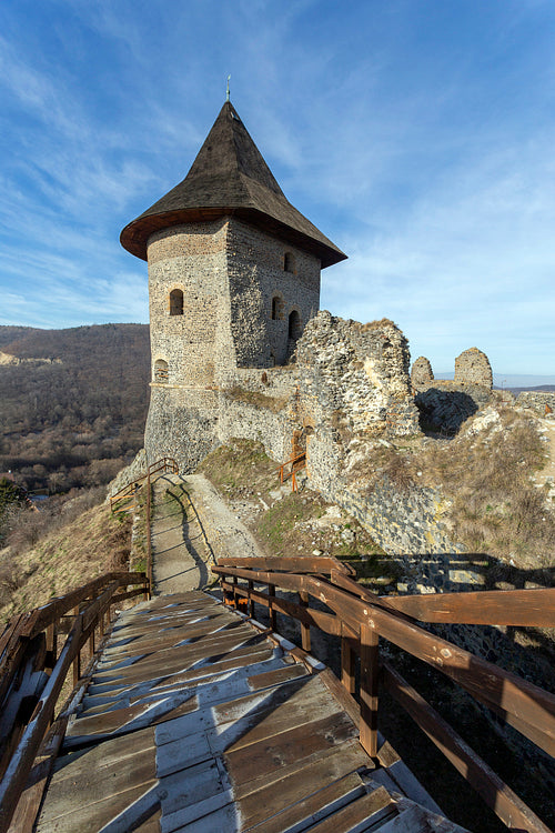 Castle of Somoskő on the border of Hungary and Slovakia