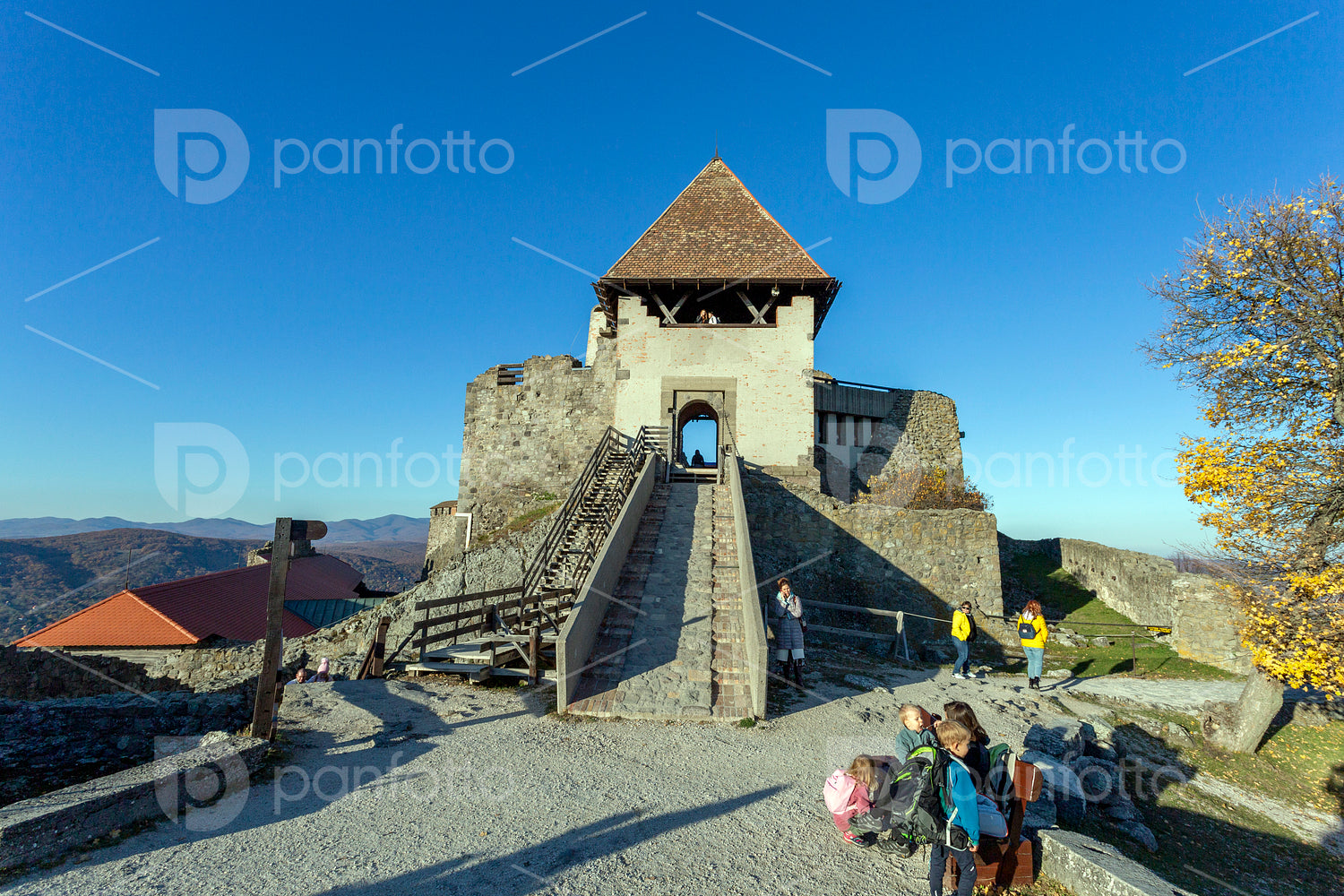 The Citadel castle of Visegrád