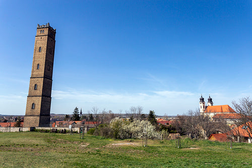 Fellner Jakab lookout tower in Tata
