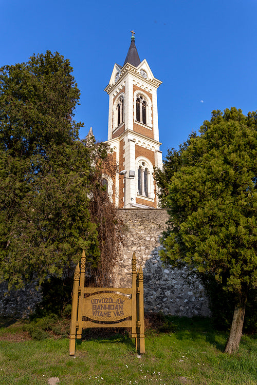 Catholic church in Banhida, Tatabanya