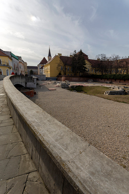 "Ruin Garden" Ruins of the medieval church founded by St Stephen