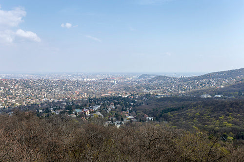 View of Budapest from the Buda hills
