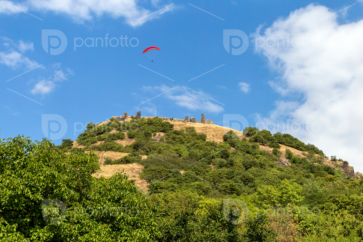 Ruins of the castle of Csobánc