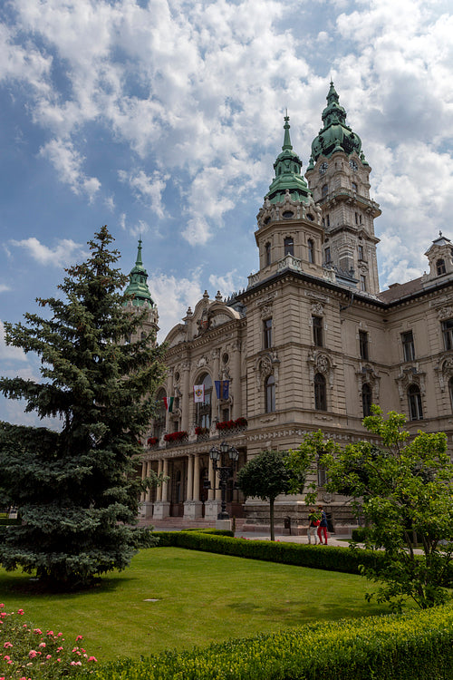 Town hall of Gyor, Hungary