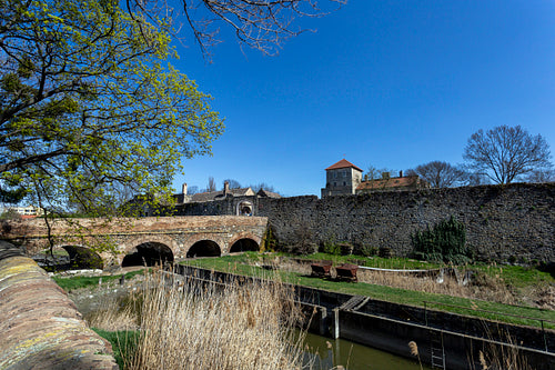 Castle of Tata on a sunny day