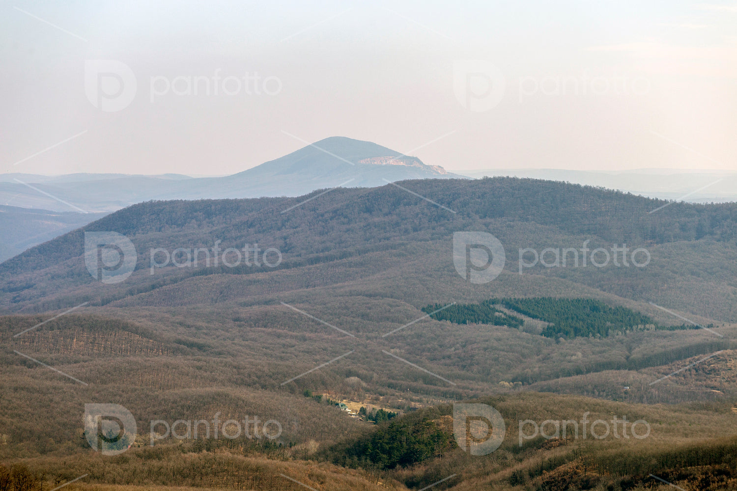 View from the Nagy-Sas-hegy in the Börzsöny