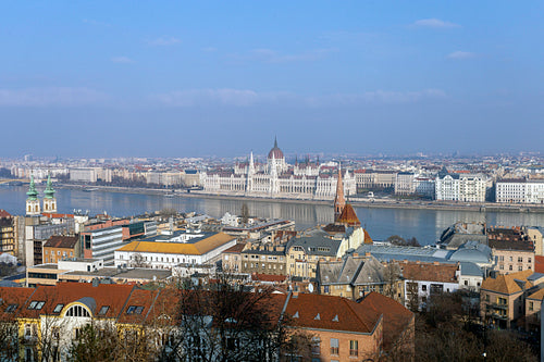 Hungarian Parliament Building in Budapest