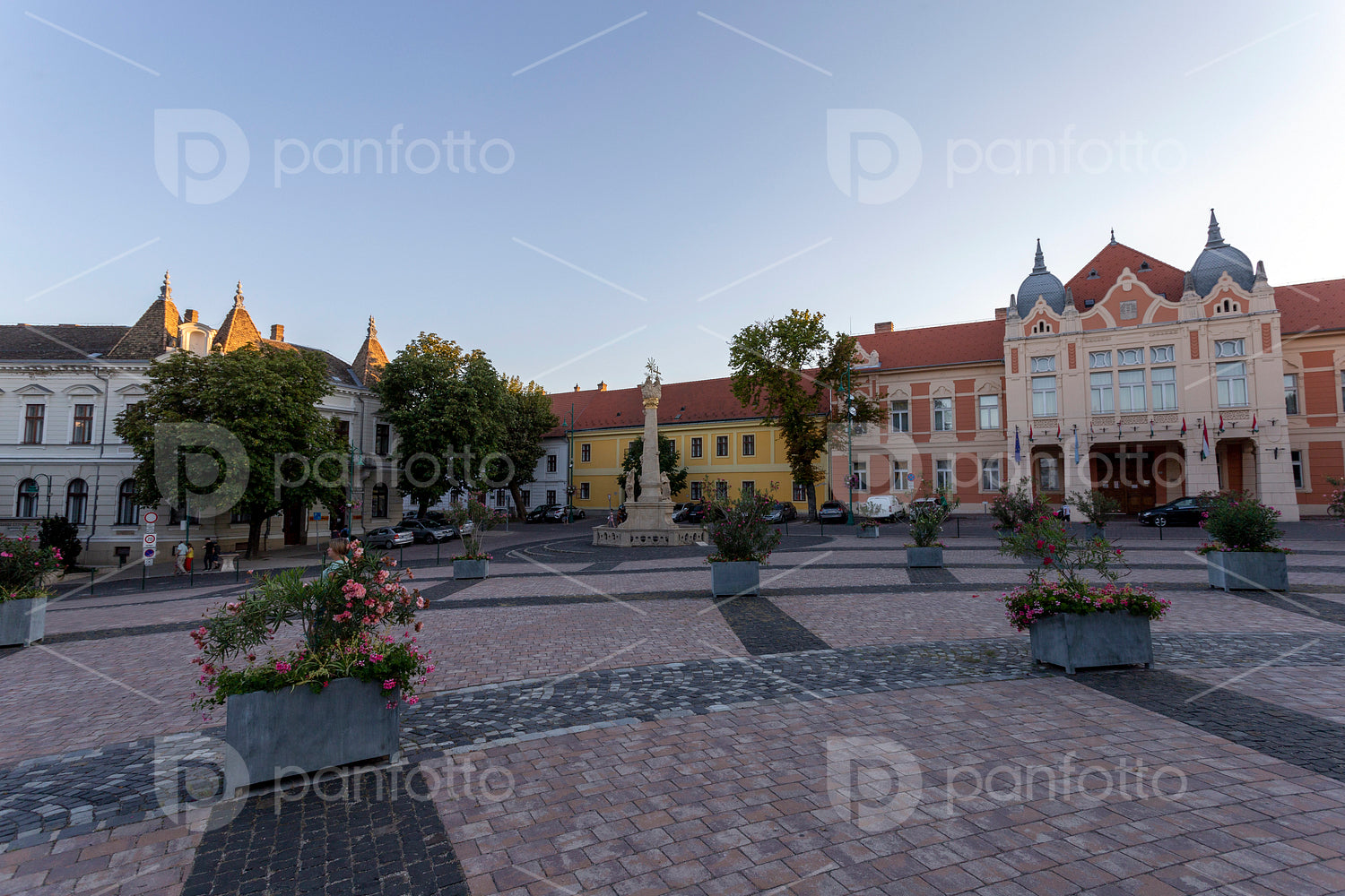 Town hall in Szekszard, Hungary