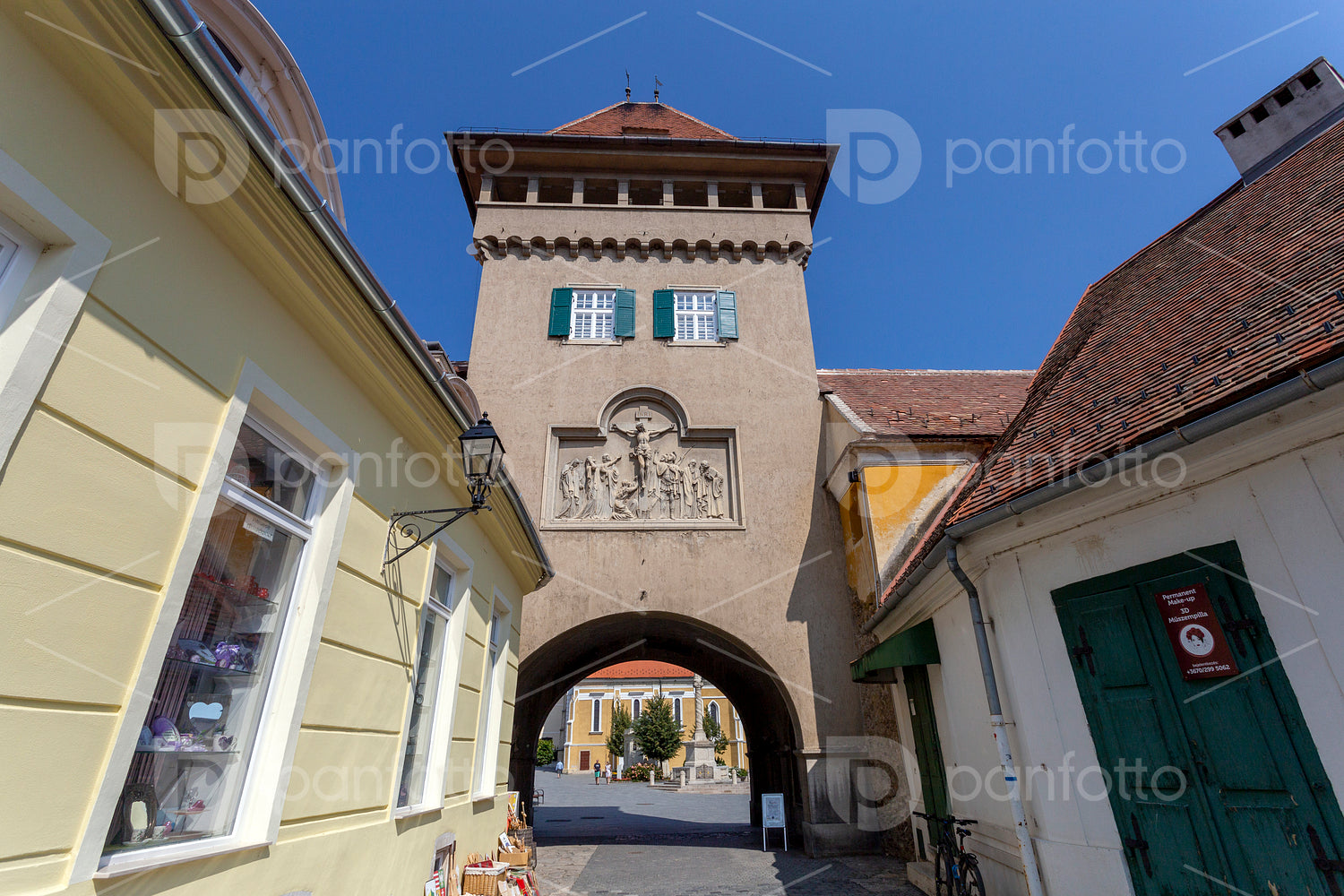 Tower of Heroes in the old town of Koszeg