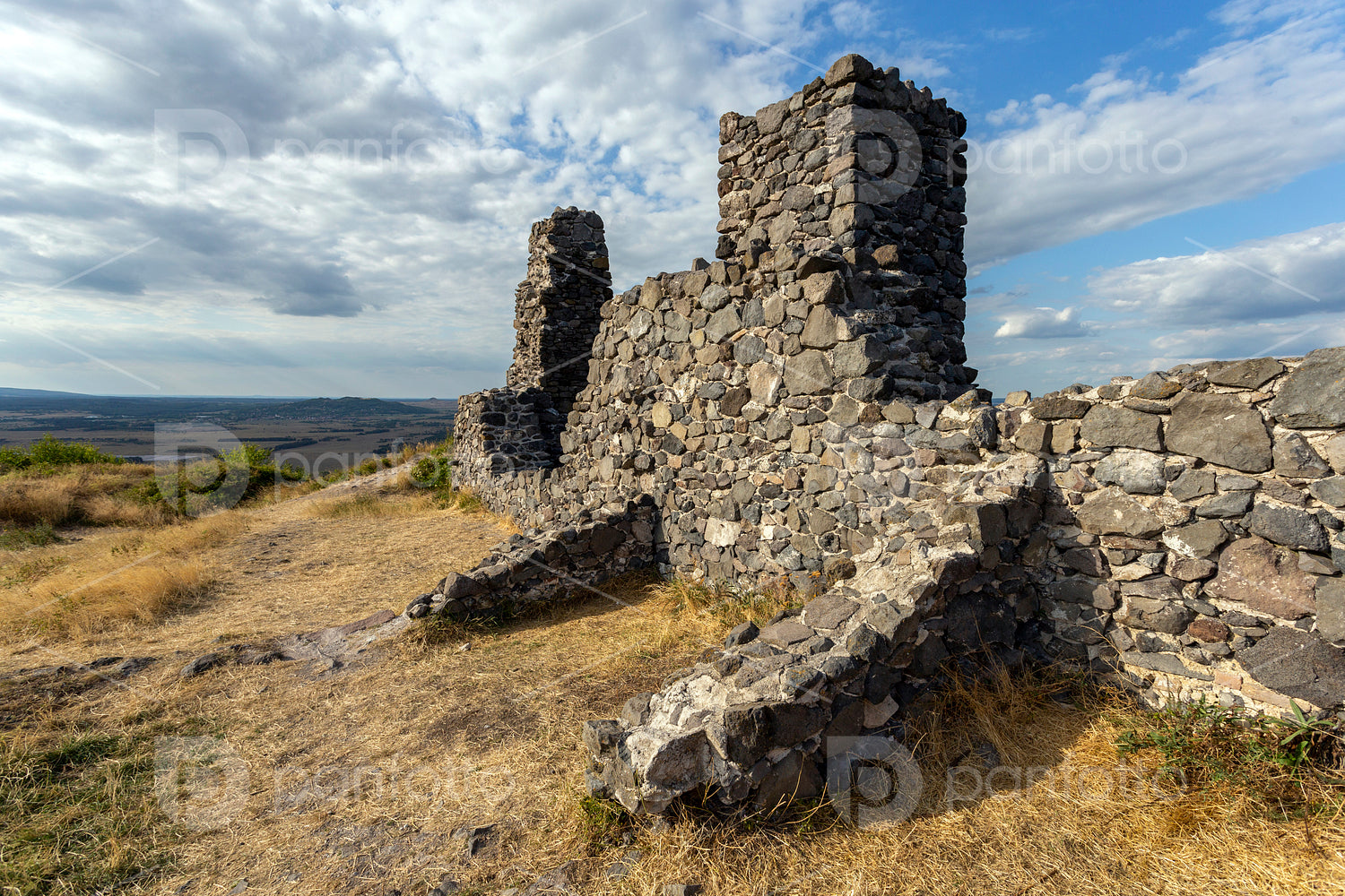 Ruins of the castle of Csobánc
