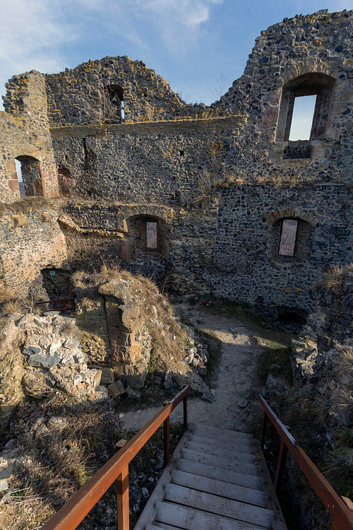 Castle of Somosko on the border of Hungary and Slovakia