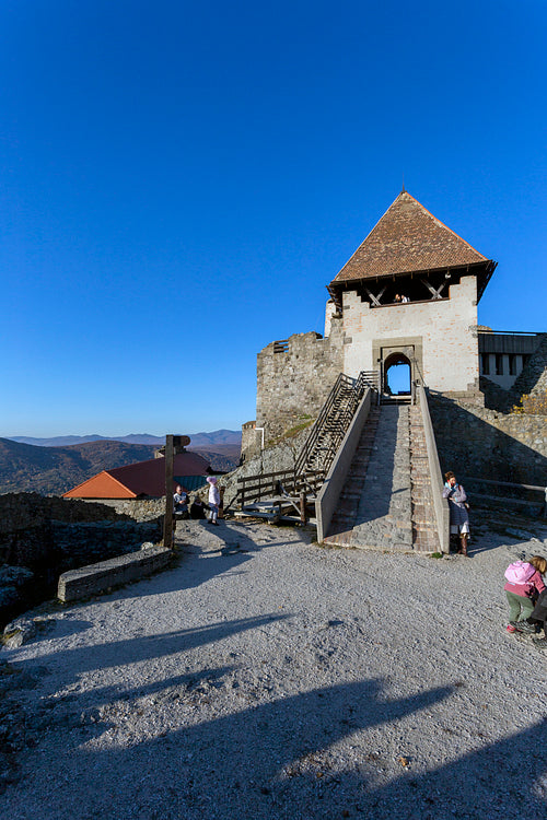 The Citadel castle of Visegrád
