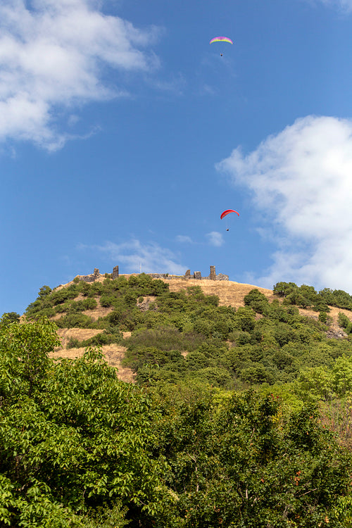 Ruins of the castle of Csobánc