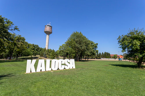 Archbishop's Garden park in Kalocsa, Hungary