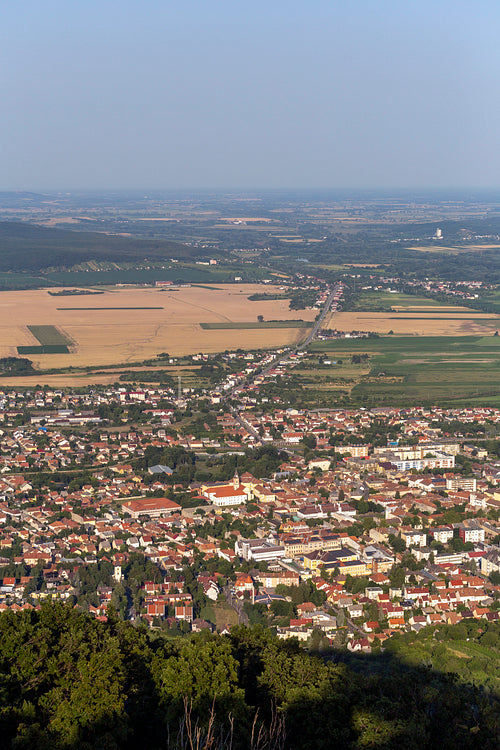 Sátoraljaújhely view from the Magas-hegy