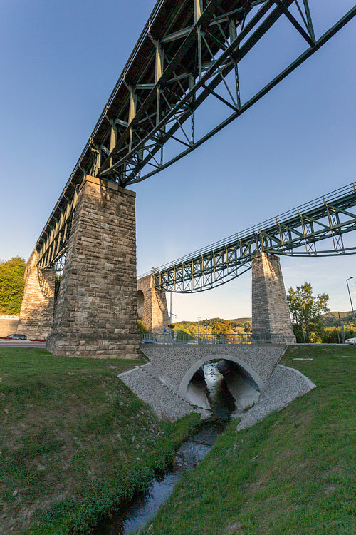 Railway viaduct in Biatorbágy, Hungary