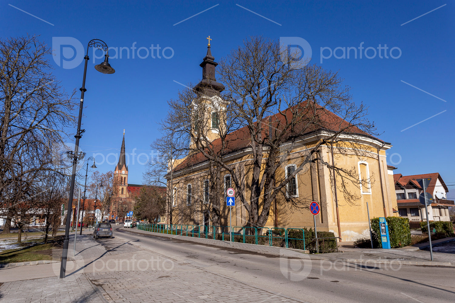 The Catholic church in Ráckeve
